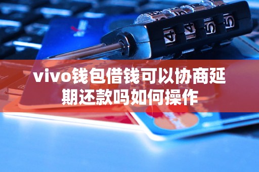 vivo钱包借钱可以协商延期还款吗如何操作