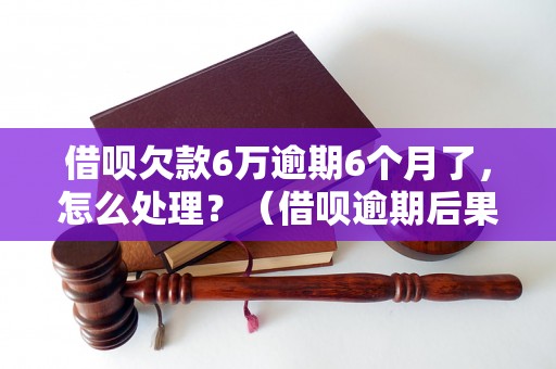 借呗欠款6万逾期6个月了，怎么处理？（借呗逾期后果及解决方法）