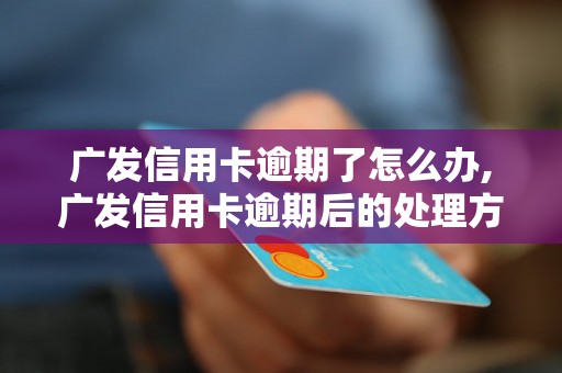 广发信用卡逾期了怎么办,广发信用卡逾期后的处理方法