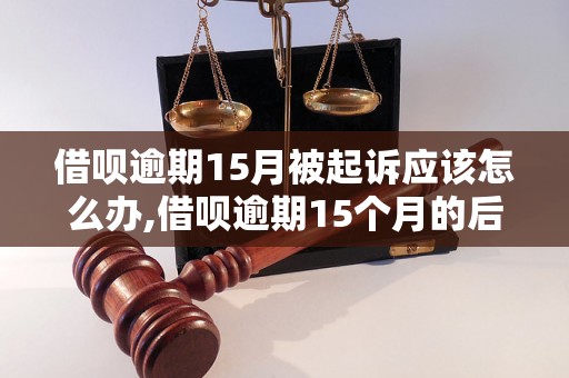 借呗逾期15月被起诉应该怎么办,借呗逾期15个月的后果及解决方案