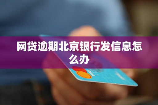 网贷逾期北京银行发信息怎么办