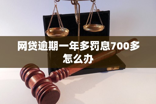 网贷逾期一年多罚息700多怎么办