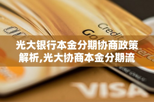 光大银行本金分期协商政策解析,光大协商本金分期流程详解