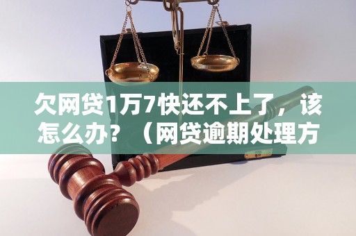 欠网贷1万7快还不上了，该怎么办？（网贷逾期处理方法和建议）