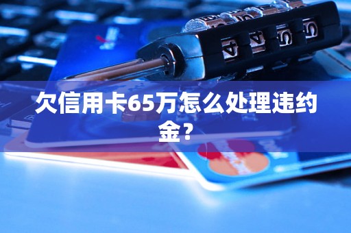 欠信用卡65万怎么处理违约金？