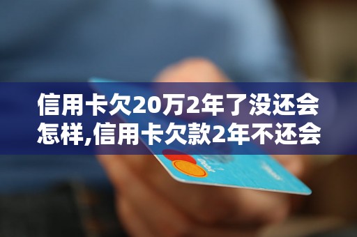 信用卡欠20万2年了没还会怎样,信用卡欠款2年不还会有什么后果