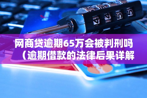 网商贷逾期65万会被判刑吗（逾期借款的法律后果详解）