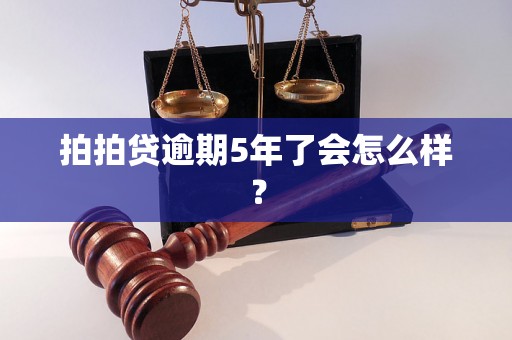 拍拍贷逾期5年了会怎么样？