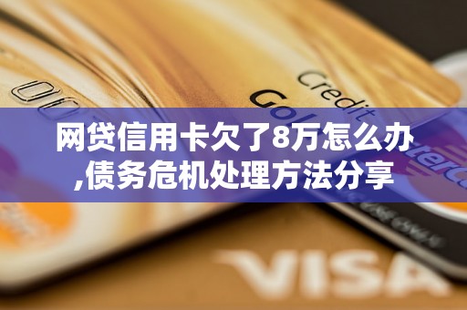 网贷信用卡欠了8万怎么办,债务危机处理方法分享