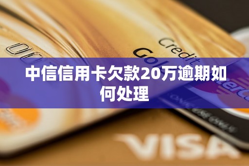 中信信用卡欠款20万逾期如何处理