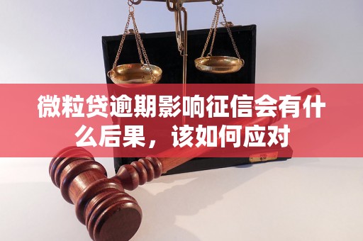 微粒贷逾期影响征信会有什么后果，该如何应对