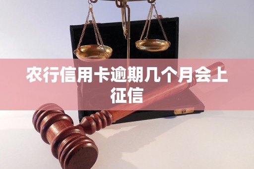 农行信用卡逾期几个月会上征信