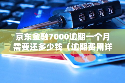 京东金融7000逾期一个月需要还多少钱（逾期费用详解）