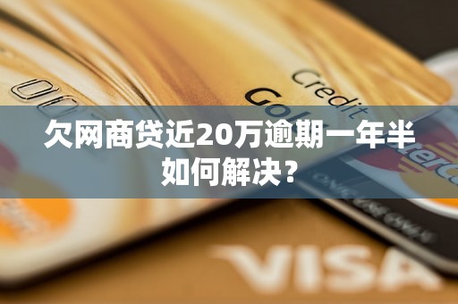 欠网商贷近20万逾期一年半如何解决？