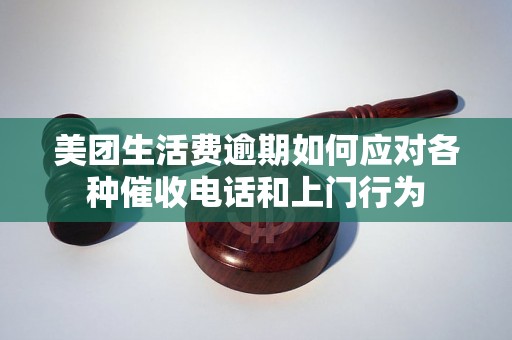 美团生活费逾期如何应对各种催收电话和上门行为