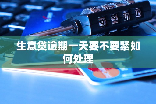 生意贷逾期一天要不要紧如何处理