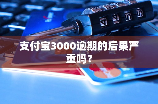 支付宝3000逾期的后果严重吗？