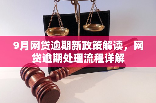 9月网贷逾期新政策解读，网贷逾期处理流程详解