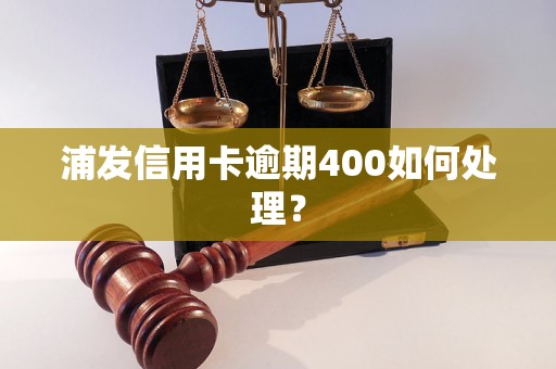 浦发信用卡逾期400如何处理？