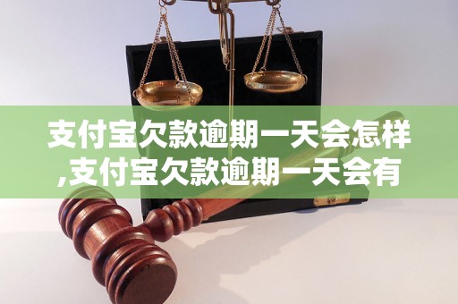 支付宝欠款逾期一天会怎样,支付宝欠款逾期一天会有什么后果