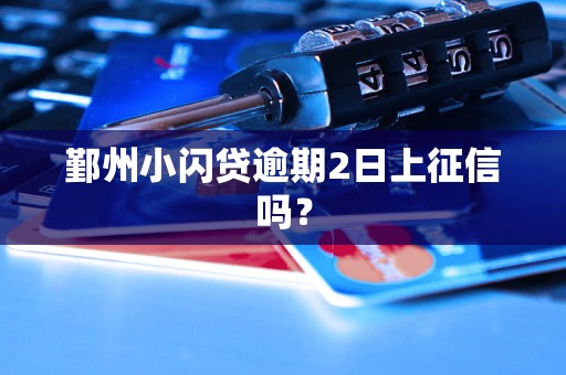 鄞州小闪贷逾期2日上征信吗？