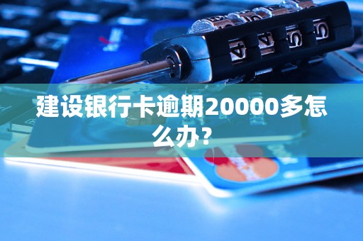 建设银行卡逾期20000多怎么办？