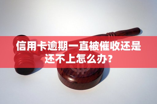 信用卡逾期一直被催收还是还不上怎么办？