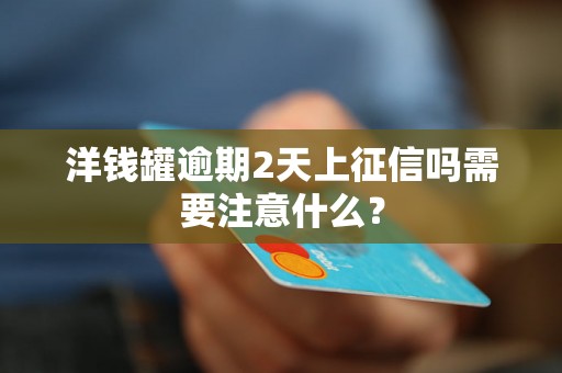 洋钱罐逾期2天上征信吗需要注意什么？