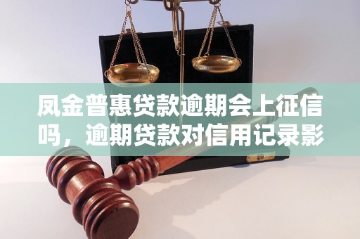 凤金普惠贷款逾期会上征信吗，逾期贷款对信用记录影响有多大