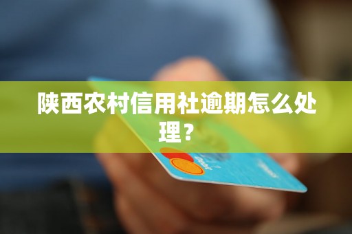 陕西农村信用社逾期怎么处理？