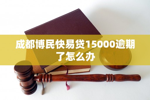 成都博民快易贷15000逾期了怎么办