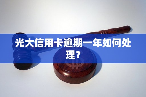 光大信用卡逾期一年如何处理？