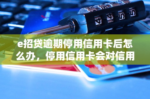 e招贷逾期停用信用卡后怎么办，停用信用卡会对信用记录造成什么影响