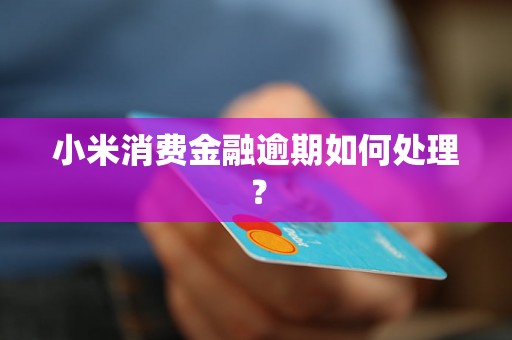 小米消费金融逾期如何处理？