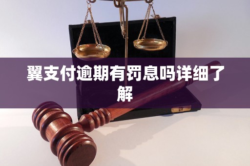 翼支付逾期有罚息吗详细了解