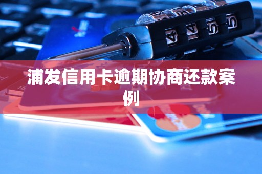 浦发信用卡逾期协商还款案例