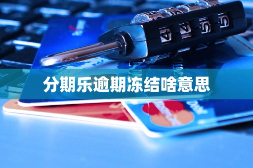 分期乐逾期冻结啥意思