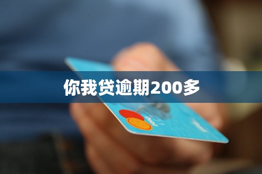 你我贷逾期200多