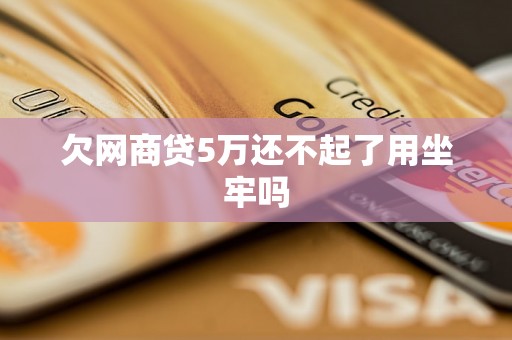 欠网商贷5万还不起了用坐牢吗