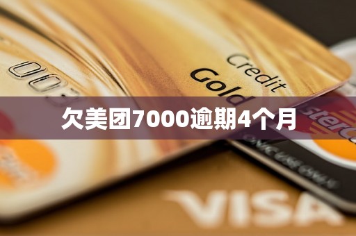 欠美团7000逾期4个月