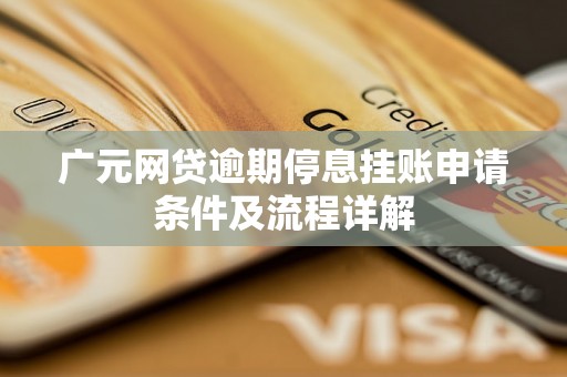广元网贷逾期停息挂账申请条件及流程详解