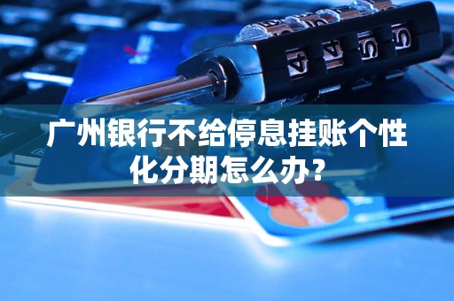 广州银行不给停息挂账个性化分期怎么办？