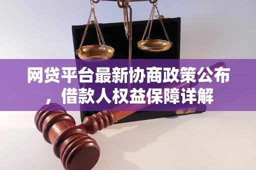 网贷平台最新协商政策公布，借款人权益保障详解