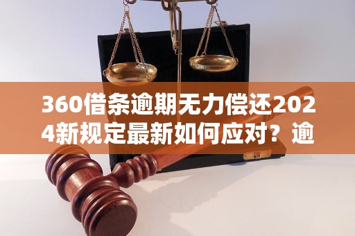 360借条逾期无力偿还2024新规定最新如何应对？逾期借款处理详解