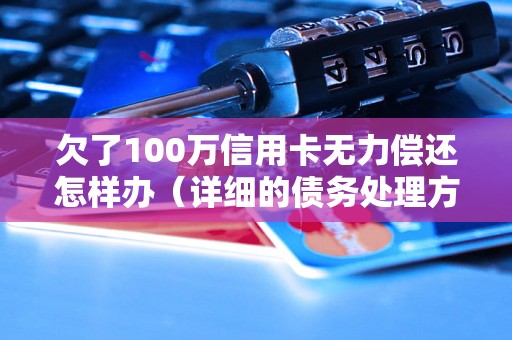 欠了100万信用卡无力偿还怎样办（详细的债务处理方案）