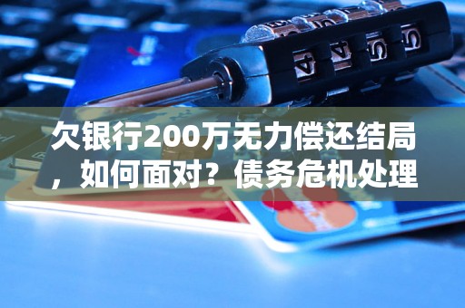 欠银行200万无力偿还结局，如何面对？债务危机处理建议