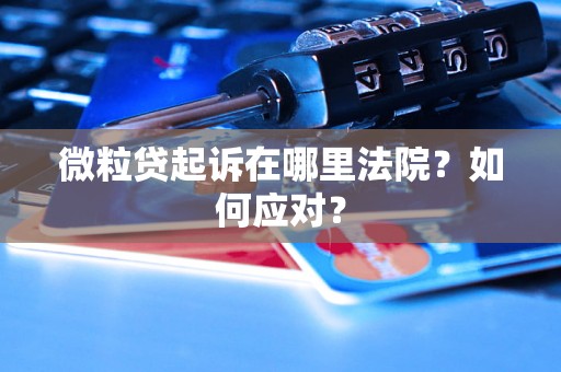 微粒贷起诉在哪里法院？如何应对？