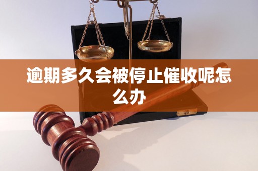 逾期多久会被停止催收呢怎么办