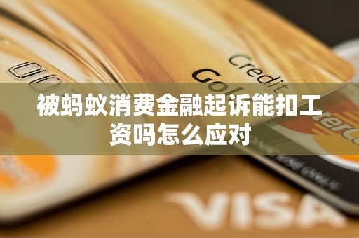被蚂蚁消费金融起诉能扣工资吗怎么应对