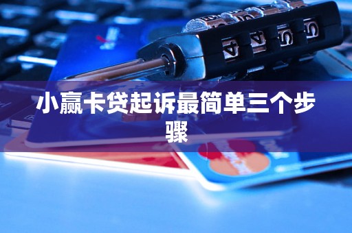 小赢卡贷起诉最简单三个步骤